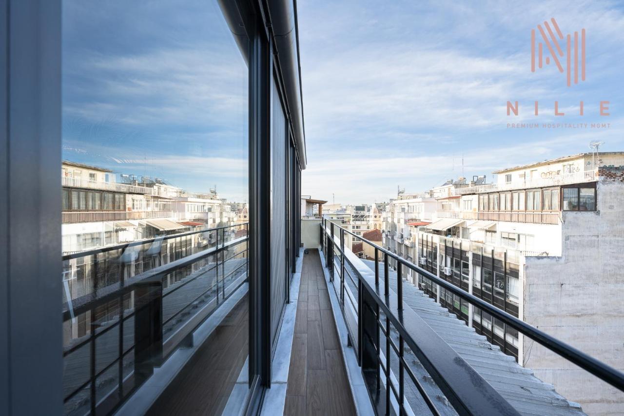 Апартаменты Okto Penthouse, Nilie Hospitality Mgmt Салоники Экстерьер фото